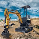 1000 kg mini rýpadlo stroj